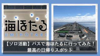 アイキャッチ　【ソロ活動】バスで海ほたるに行ってみた！最高の日帰りスポット