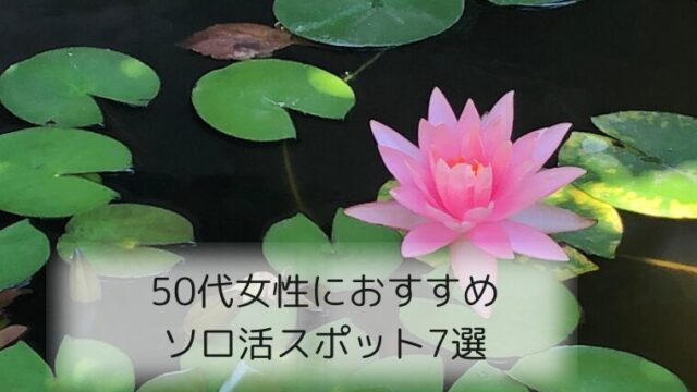 50代女性におすすめ ソロ活スポット7選