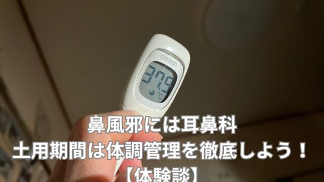 鼻風邪には耳鼻科 土用期間は体調管理を徹底しよう！【体験談】