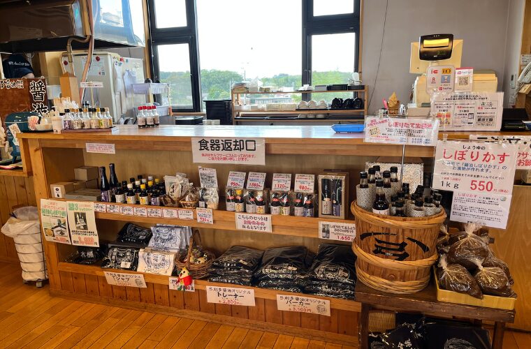 醤油王国２階売店