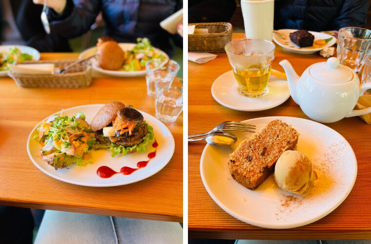 阿里山カフェでランチとデザート