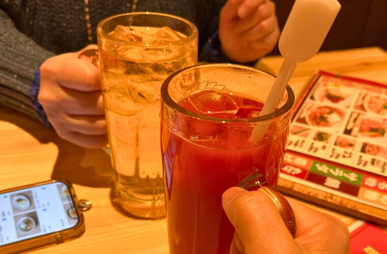 居酒屋で新年会