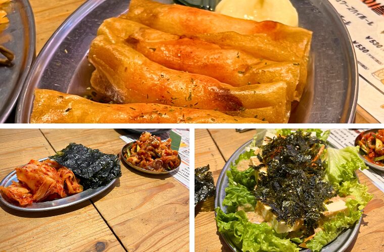 韓国居酒屋の料理