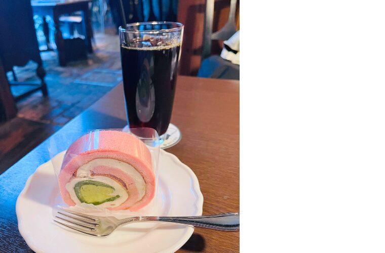 ケーキ・アイスコーヒー
