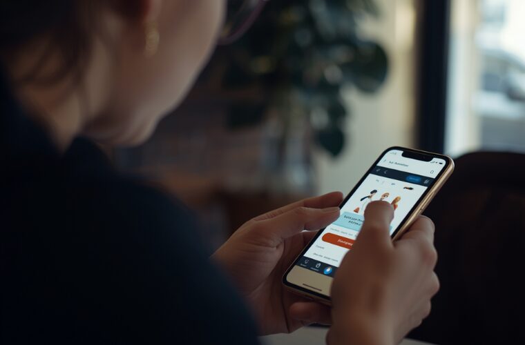 予約サイトを見る人